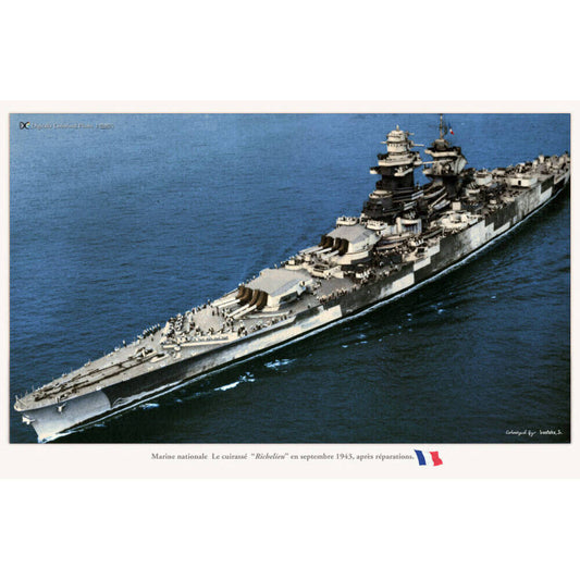 French Battleship Richelieu Medium