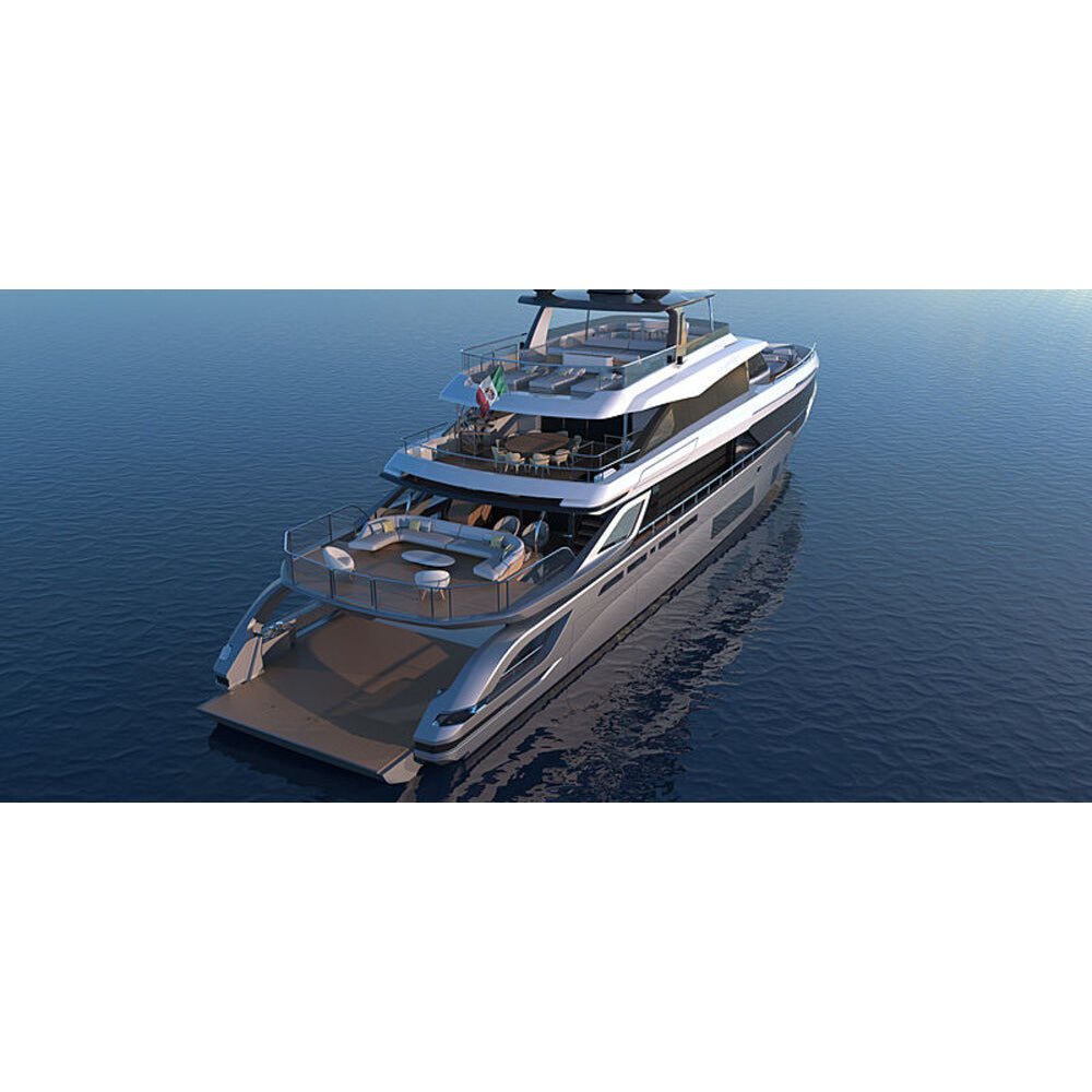 Italian Azimut Grande Trideck (Grande Series) 30 Inches Ship Model
