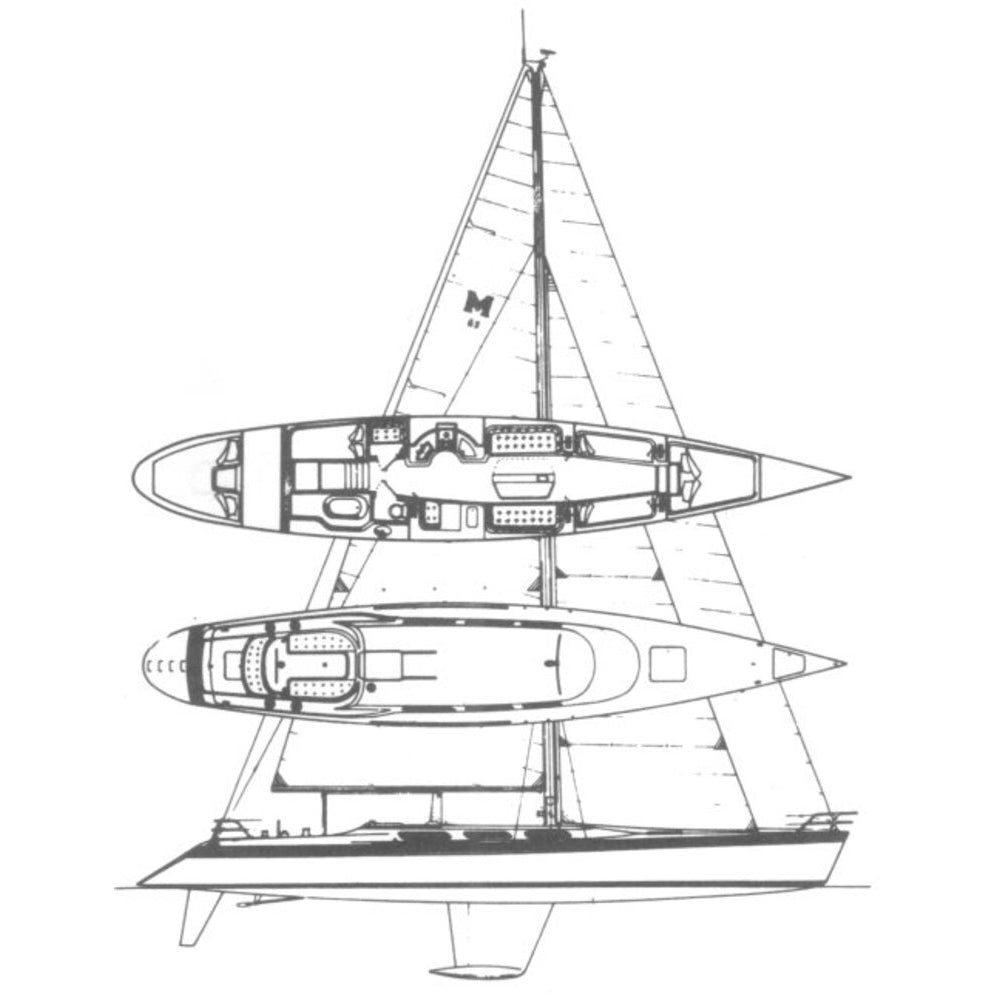 American MacGregor 65 30 Inches Ship Model