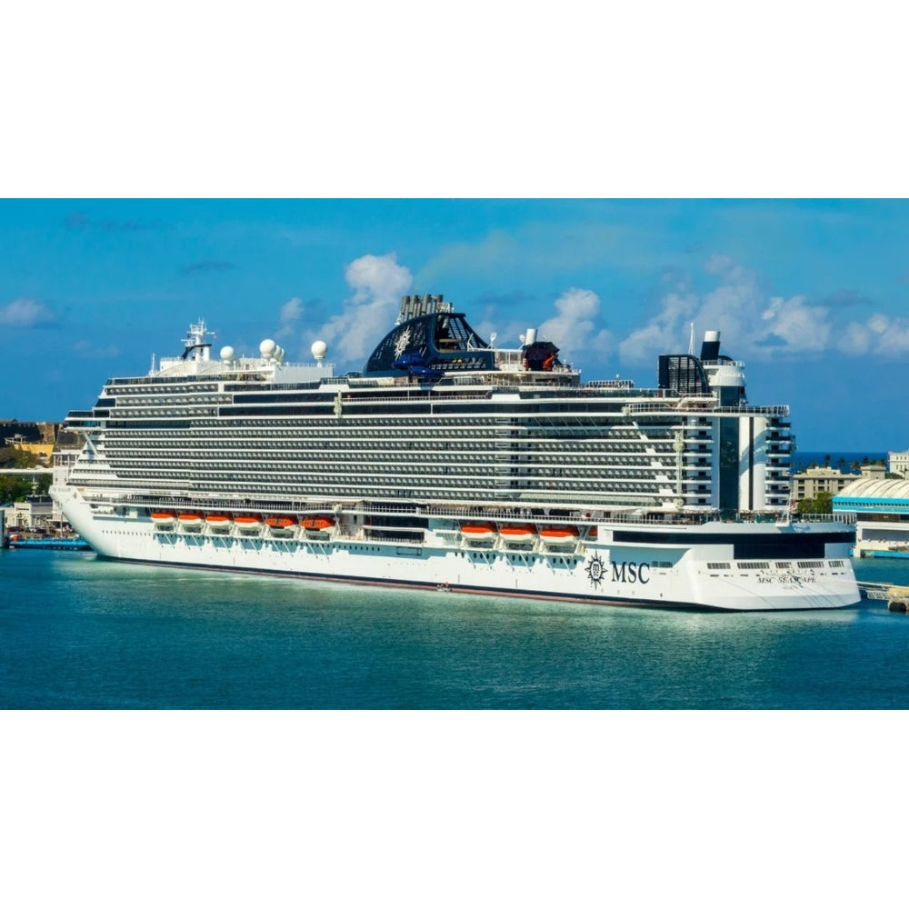 Italian MSC Seascape (Seaside EVO-Class) Cruise Ship 30 Inches Model