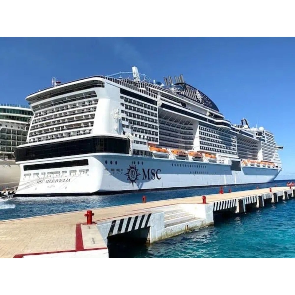 Italian MSC Meraviglia Cruise Ship 30 Inches Model
