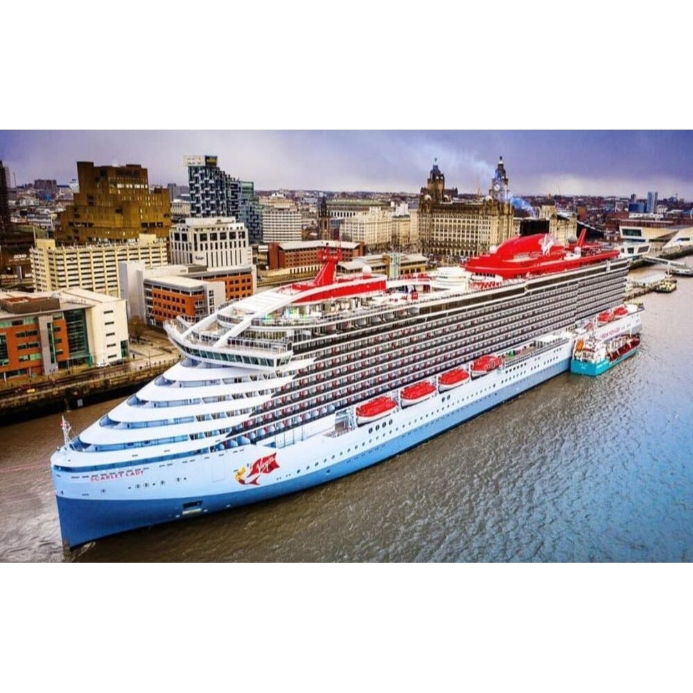 British Scarlet Lady Cruise Ship 30 Inches Model