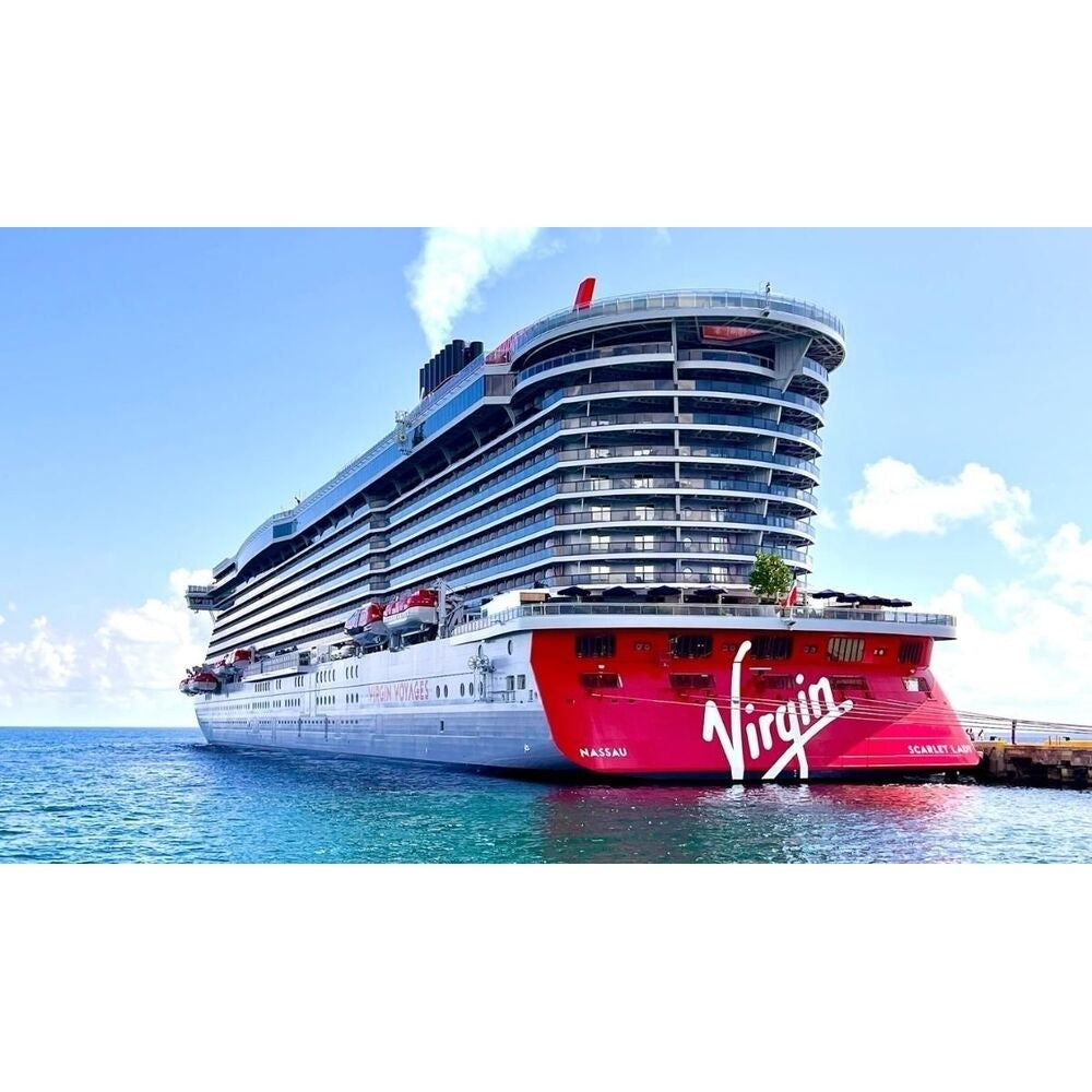 British Scarlet Lady Cruise Ship 30 Inches Model