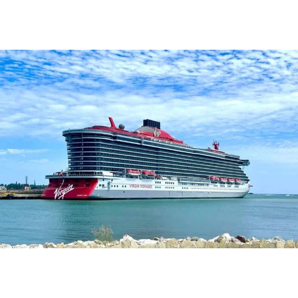 British Scarlet Lady Cruise Ship 30 Inches Model