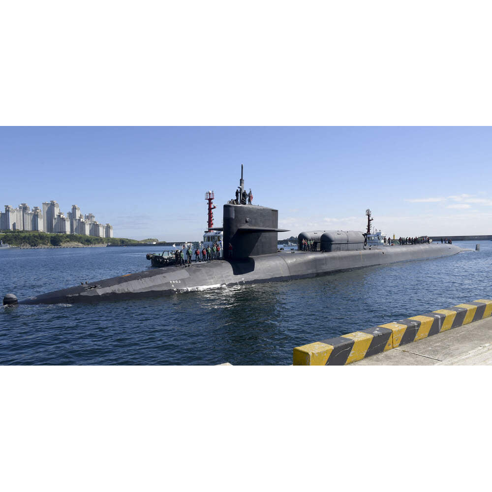USS Michigan Ohio-Class Submarine (SSGN-727) 30 Inches Model