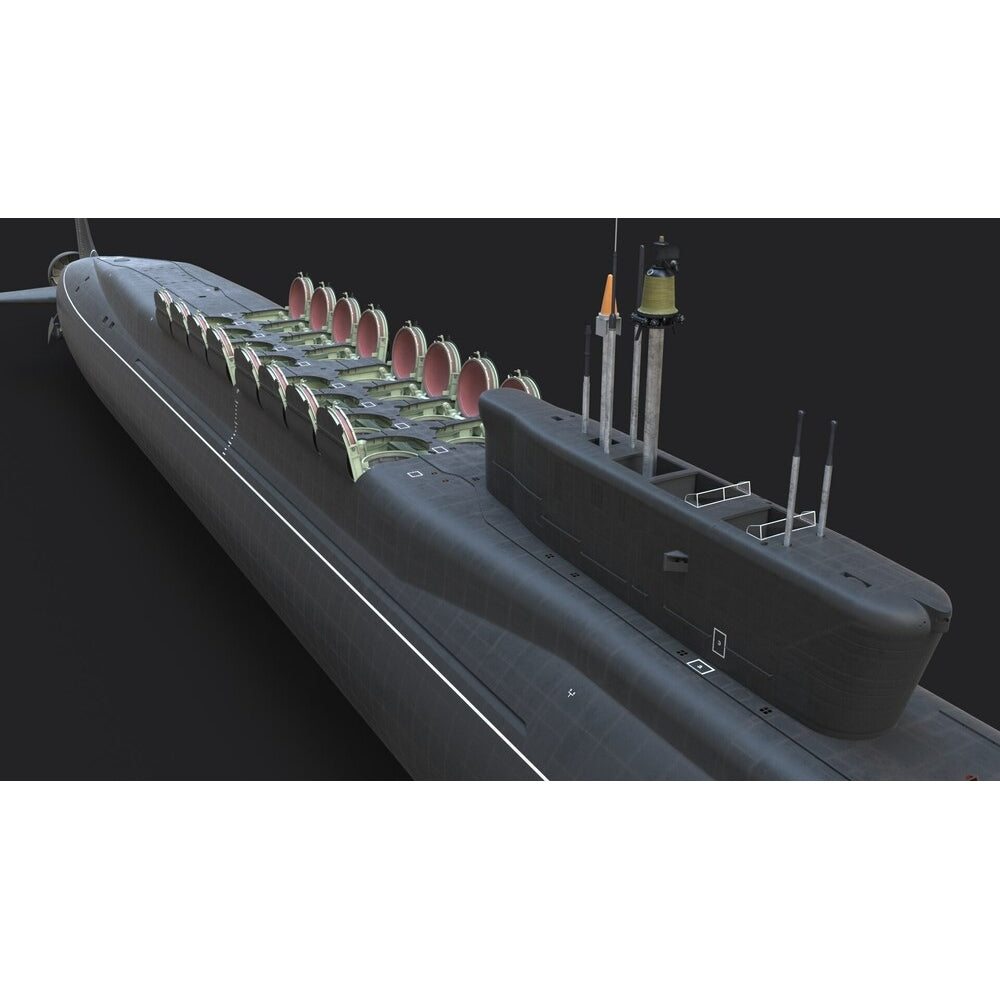 Russian K-535 Yuriy Dolgorukiy Borei-Class Submarine (Project 955) 30 Inches Model