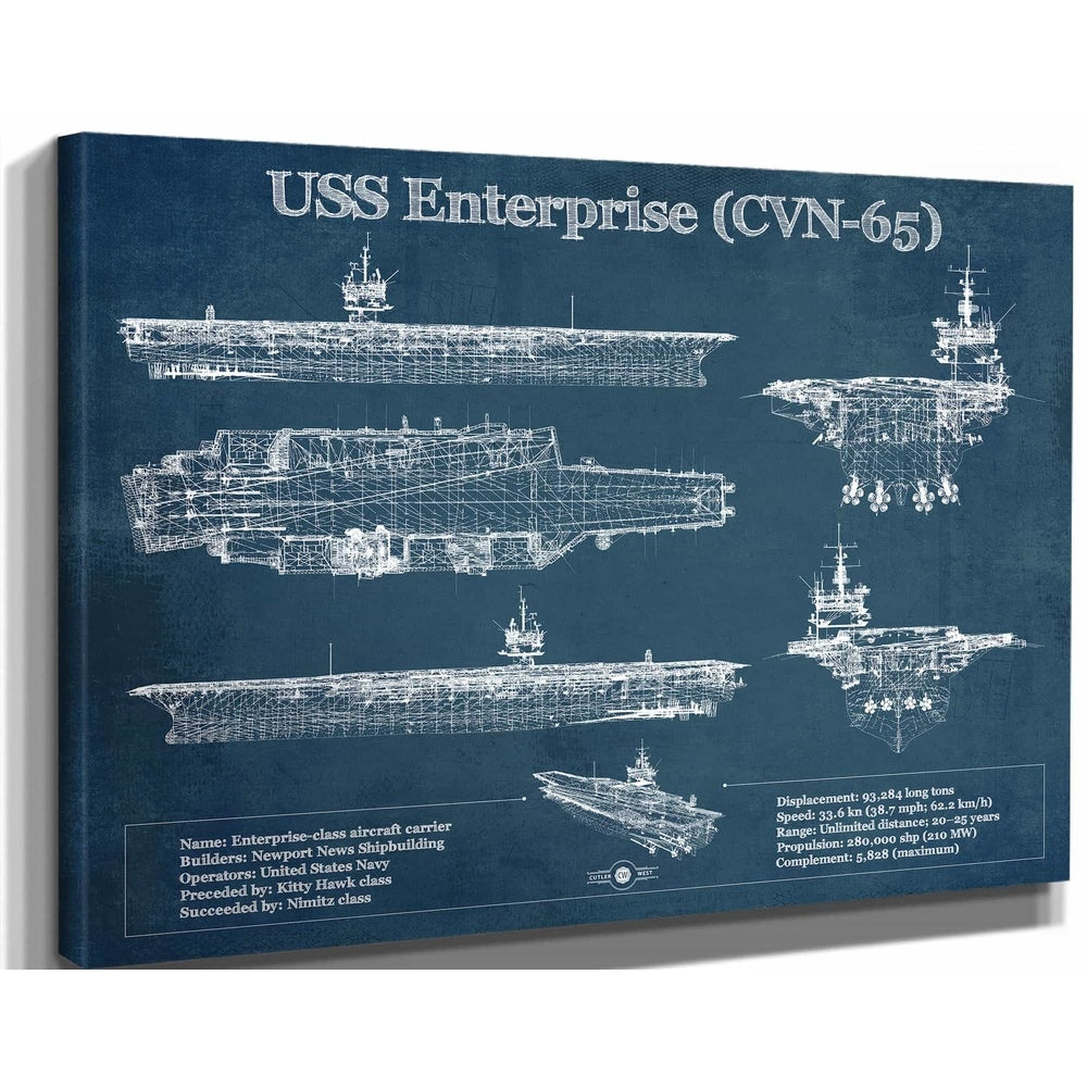 USS Enterprise Aircraft Carrier (CVN-65) 30 Inches Model