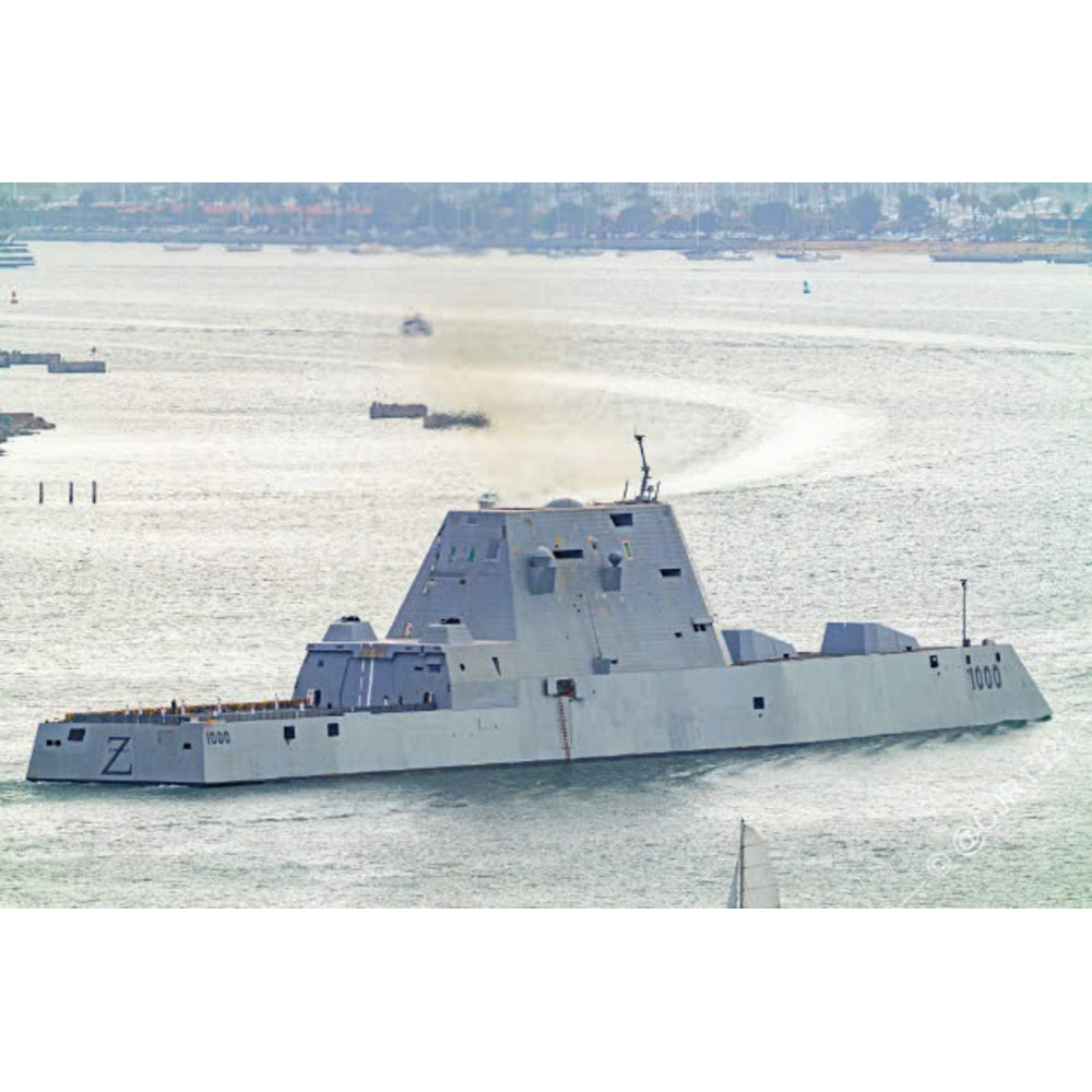 USS Zumwalt Destroyer (DDG-1000) 30 Inches Model