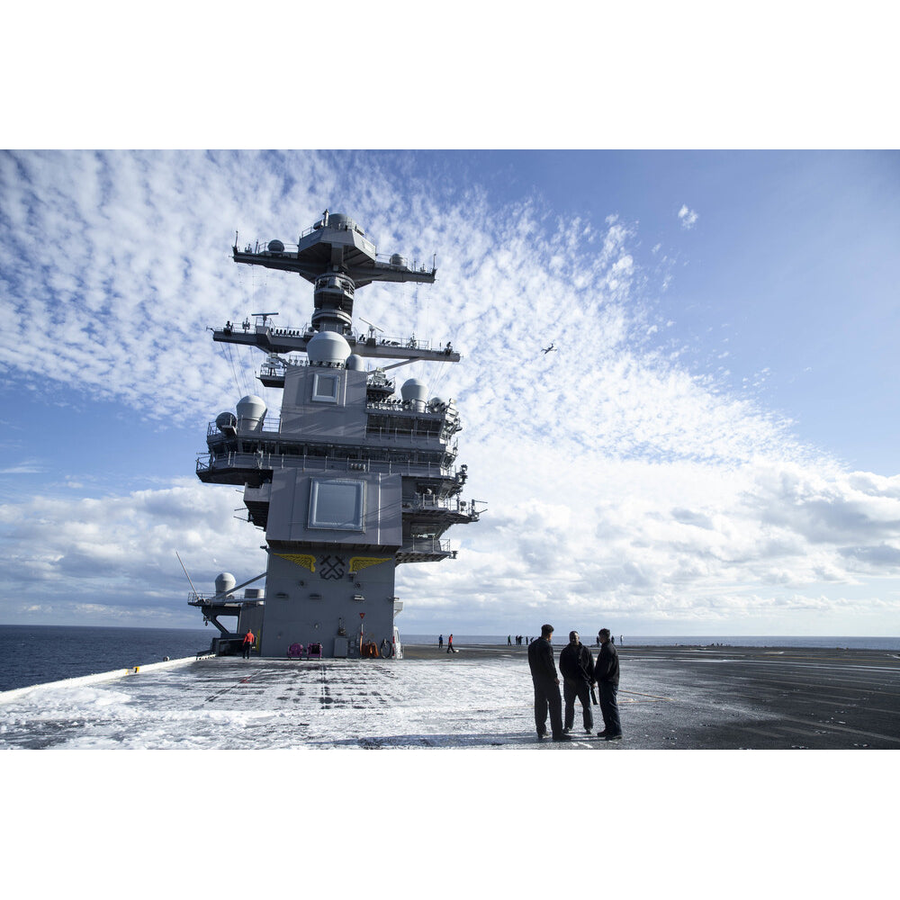 USS Gerald R. Ford Aircraft Carrier (CVN-78) 30 Inches Model