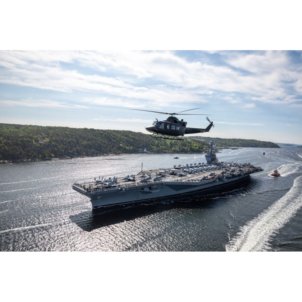 USS Gerald R. Ford Aircraft Carrier (CVN-78) 30 Inches Model