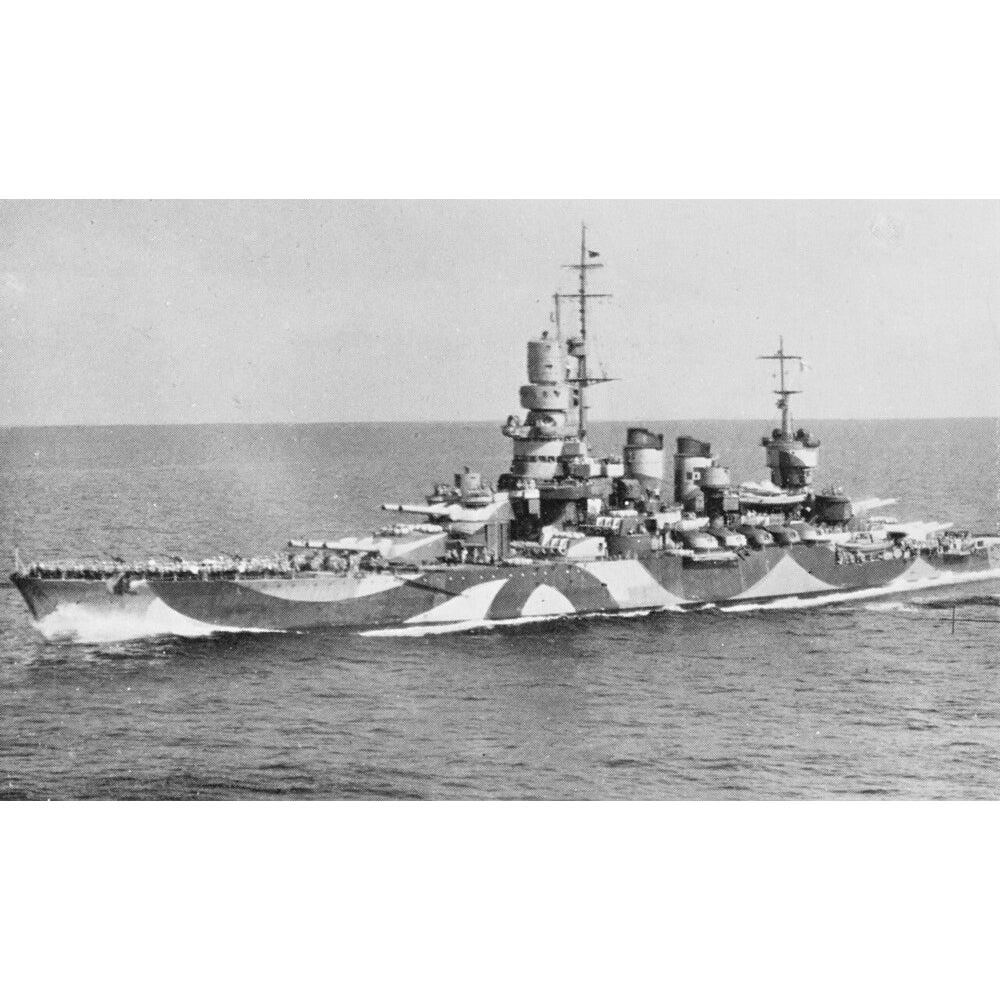 Italian Andrea Doria (1913) 30 Inches Battleship Model