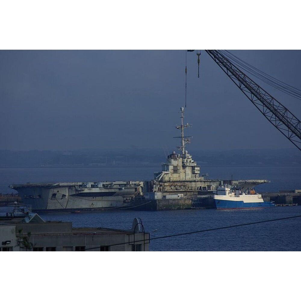 French Clemenceau (R98) 30 Inches Aircraft Carrier Model