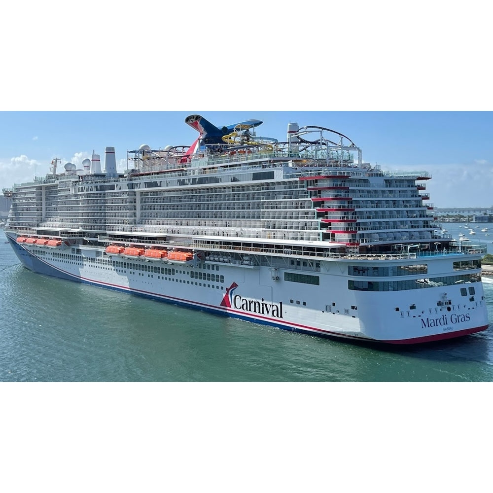 American Carnival Mardi Gras (Excel Class) - Carnival Cruise Line 36 Inches Ship Model