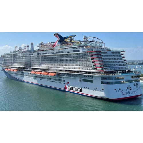 American Carnival Mardi Gras (Excel Class) - Carnival Cruise Line 36 Inches Ship Model