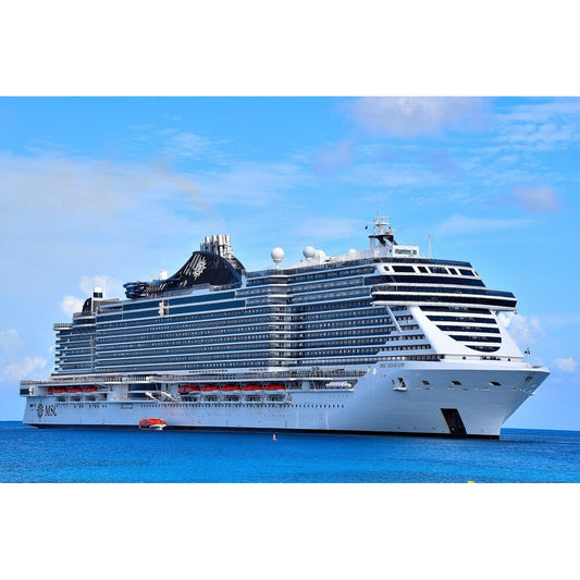 Italian MSC Seascape (Seaside EVO-Class) Cruise Ship 36 Inches Model