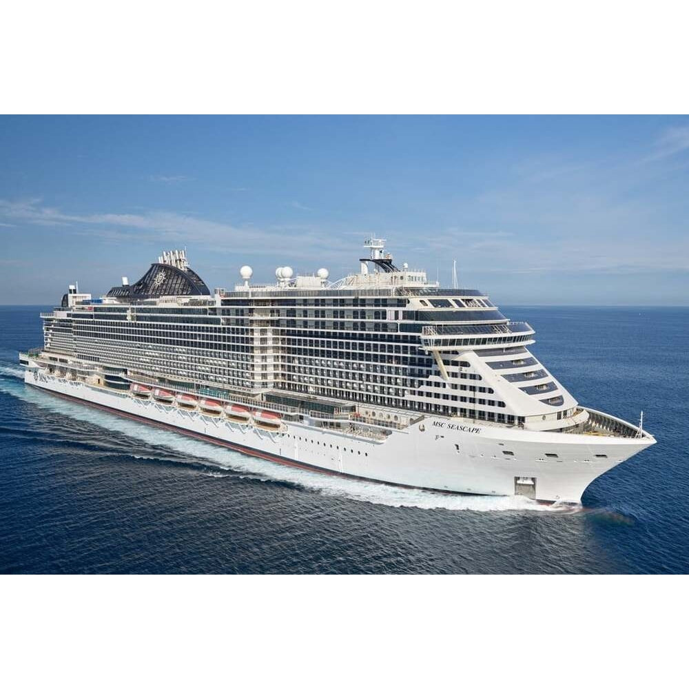 Italian MSC Seascape (Seaside EVO-Class) Cruise Ship 36 Inches Model