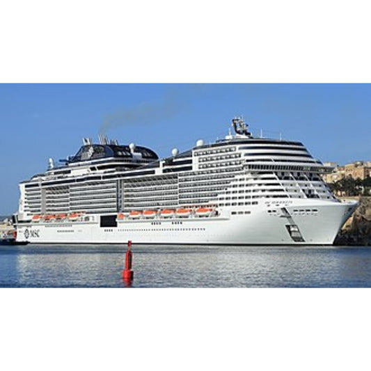 Italian MSC Meraviglia Cruise Ship 36 Inches Model