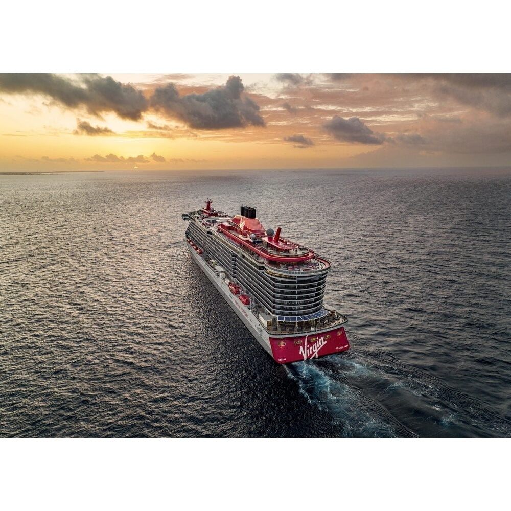 British Scarlet Lady Cruise Ship 36 Inches Model
