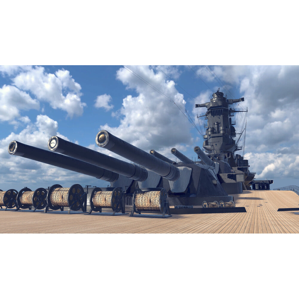 Japanese Yamato Battleship (1941) 36 Inches Model
