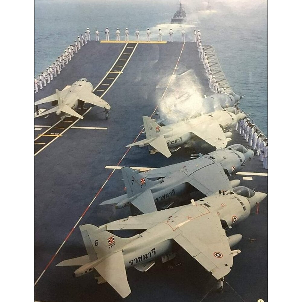 Thailand HTMS Chakri Naruebet (CVH-911) 36 Inches Aircraft Carrier Model