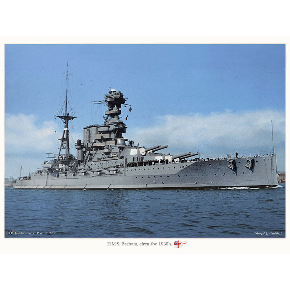 HMS Barham (Queen Elizabeth-Class) 36 Inches Battleship Model