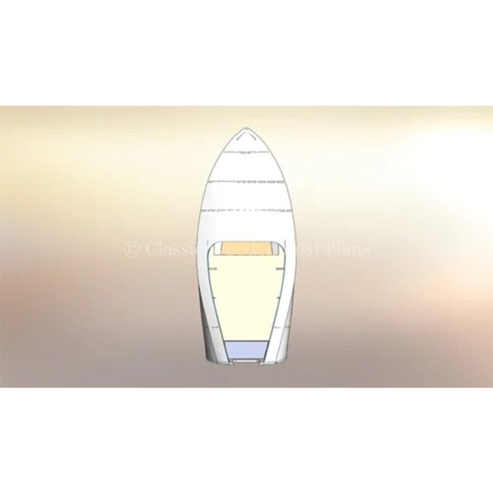Deep V fishing boat outboard - 30 inches boat model