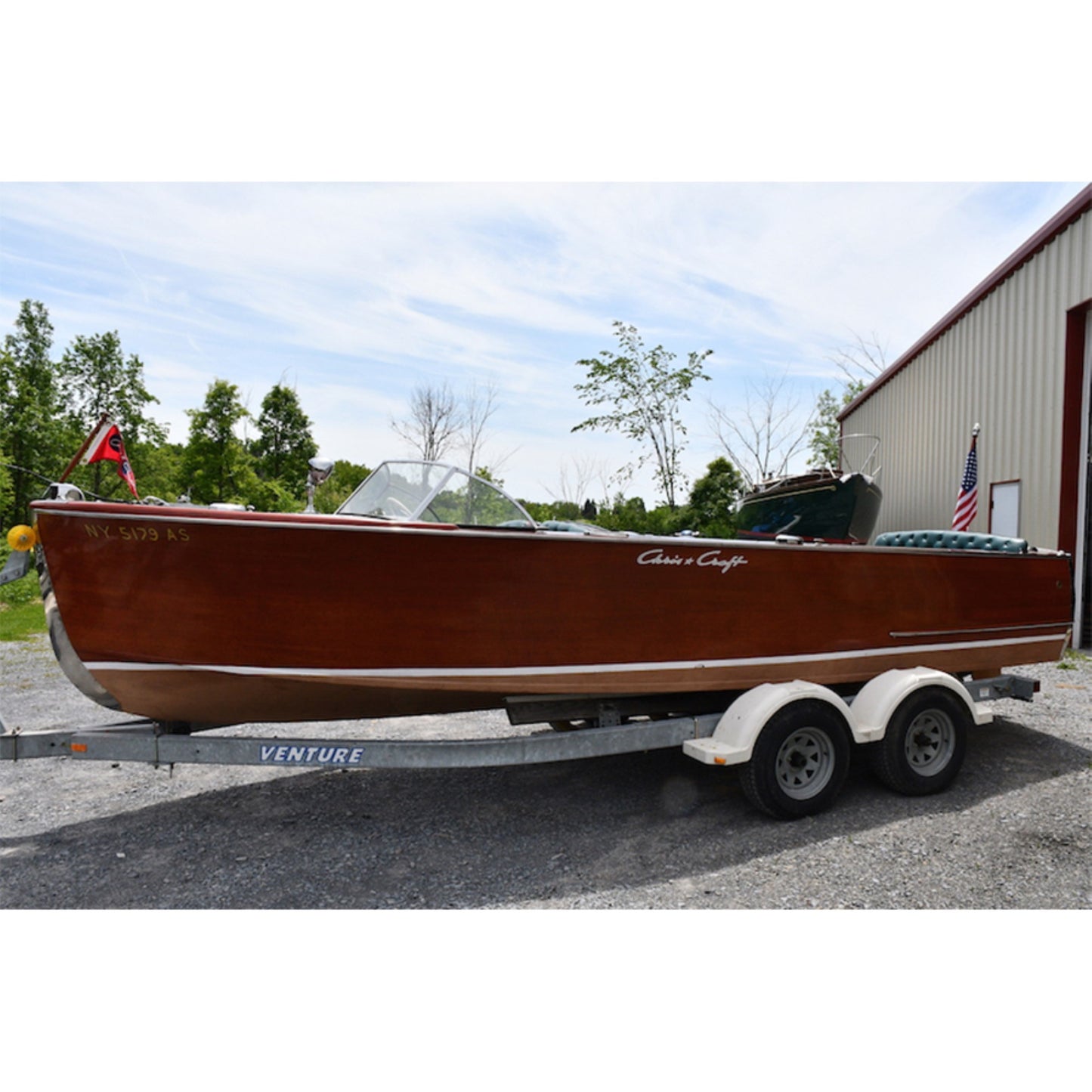 Chris Craft U22 - Sportsman 1950's - 30 inches boat model