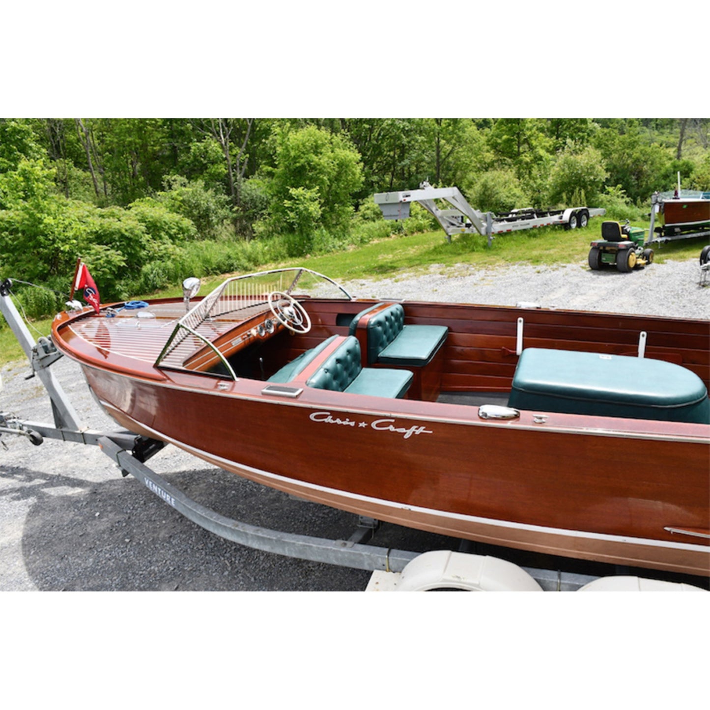 Chris Craft U22 - Sportsman 1950's - 30 inches boat model