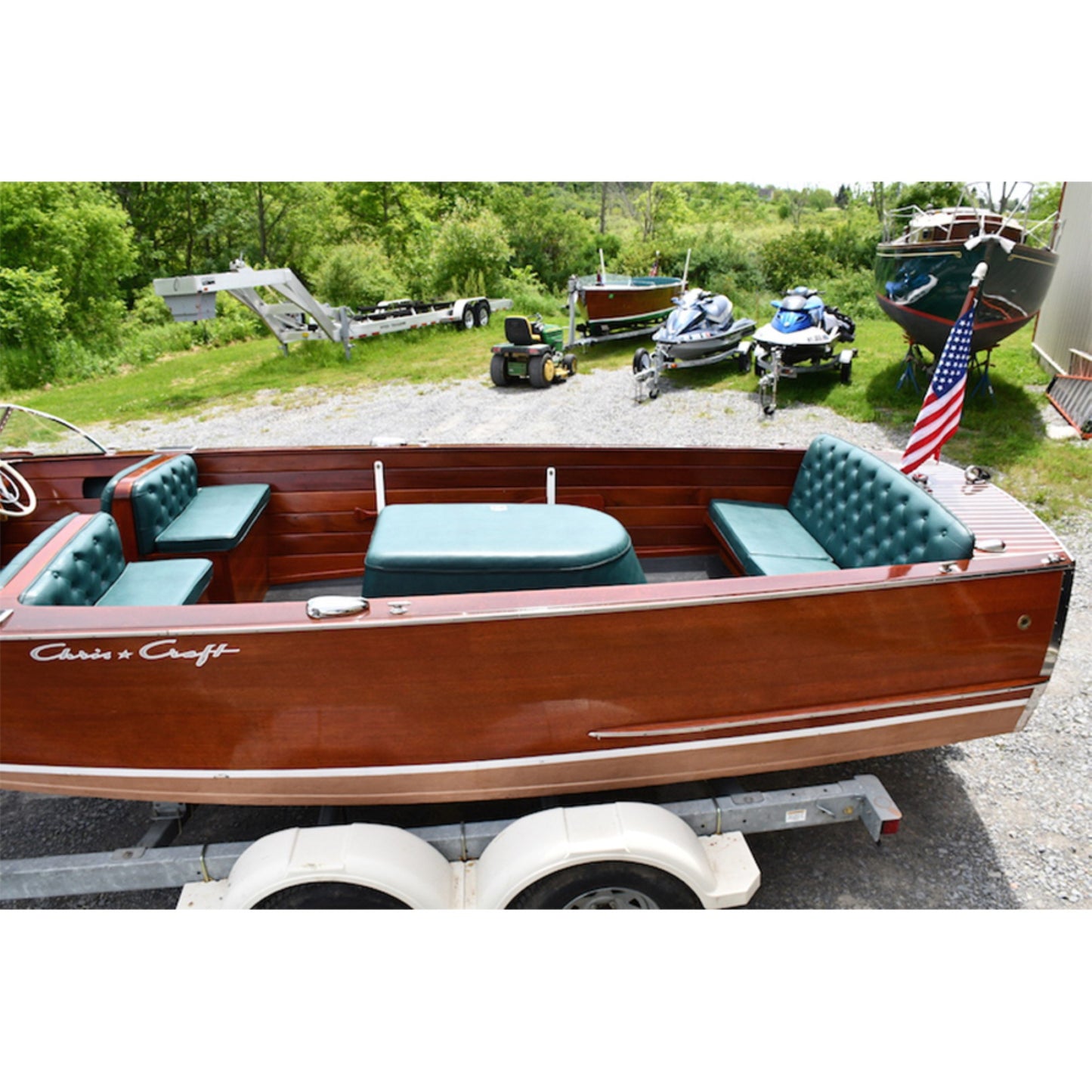 Chris Craft U22 - Sportsman 1950's - 30 inches boat model