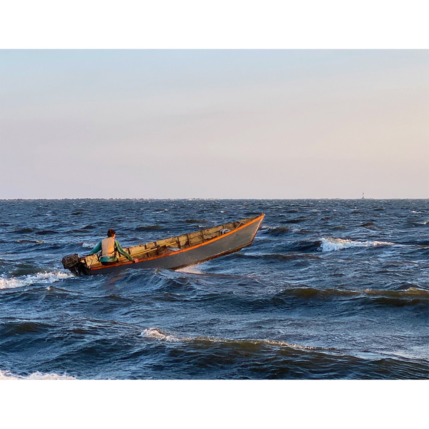 Flat-Bottomed Skiff - 30 inches boat model