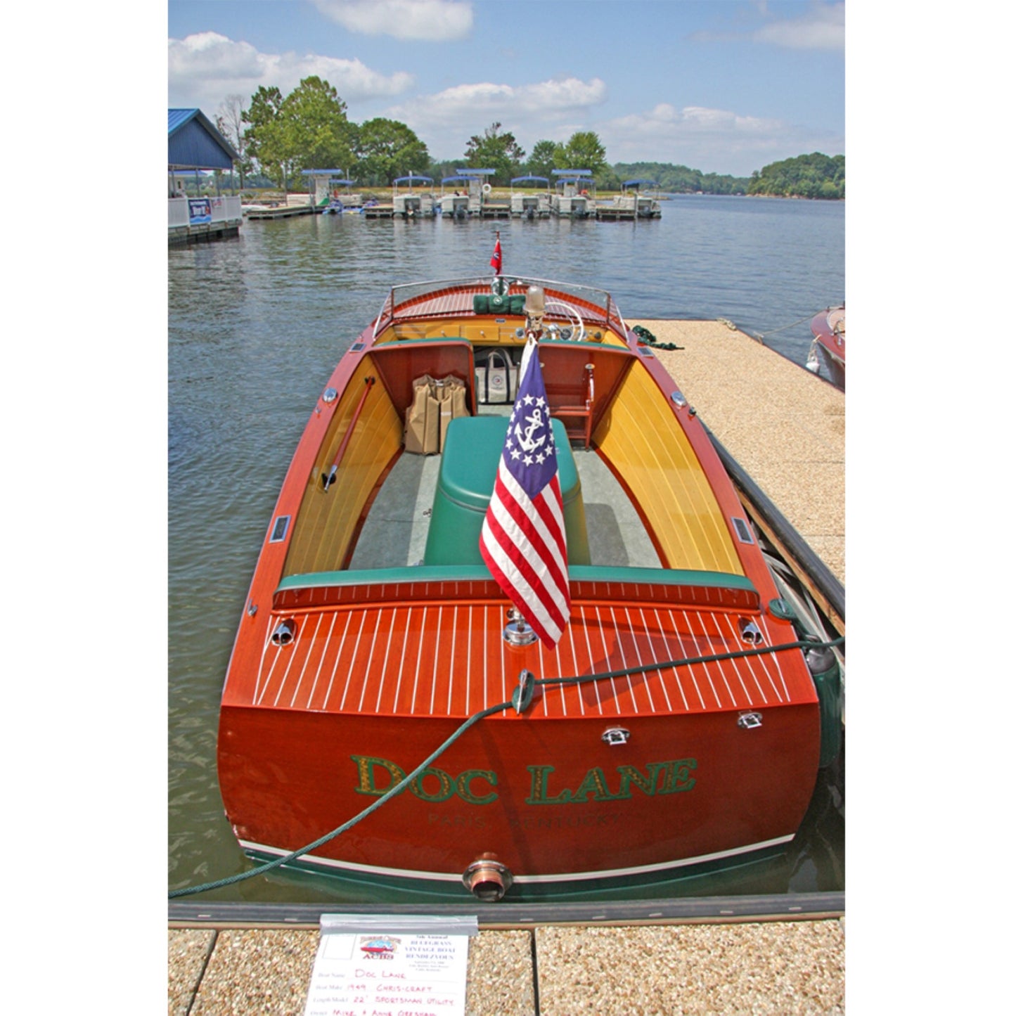 Chris Craft U22 - 30 inches boat model
