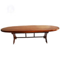 Wooden Single Paddle Board Dining Table 30 Inches Tall