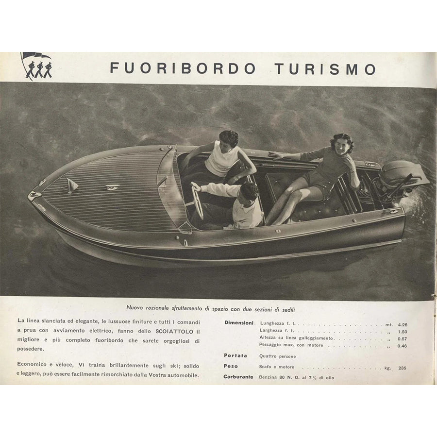 Riva Scoiattolo 14 Ft. Custom Built Replica Boat