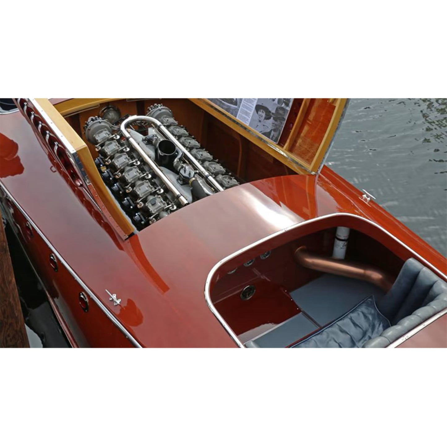 Hacker Craft Evangeline Special 33 foot runabout 1924 Custom Built Replica Boat