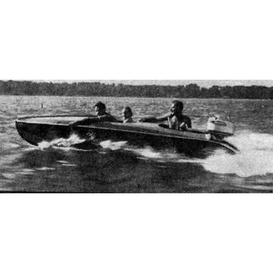Torpedo 13ft Classic Twin-Cockpit Runabout Custom Built Wooden Boat