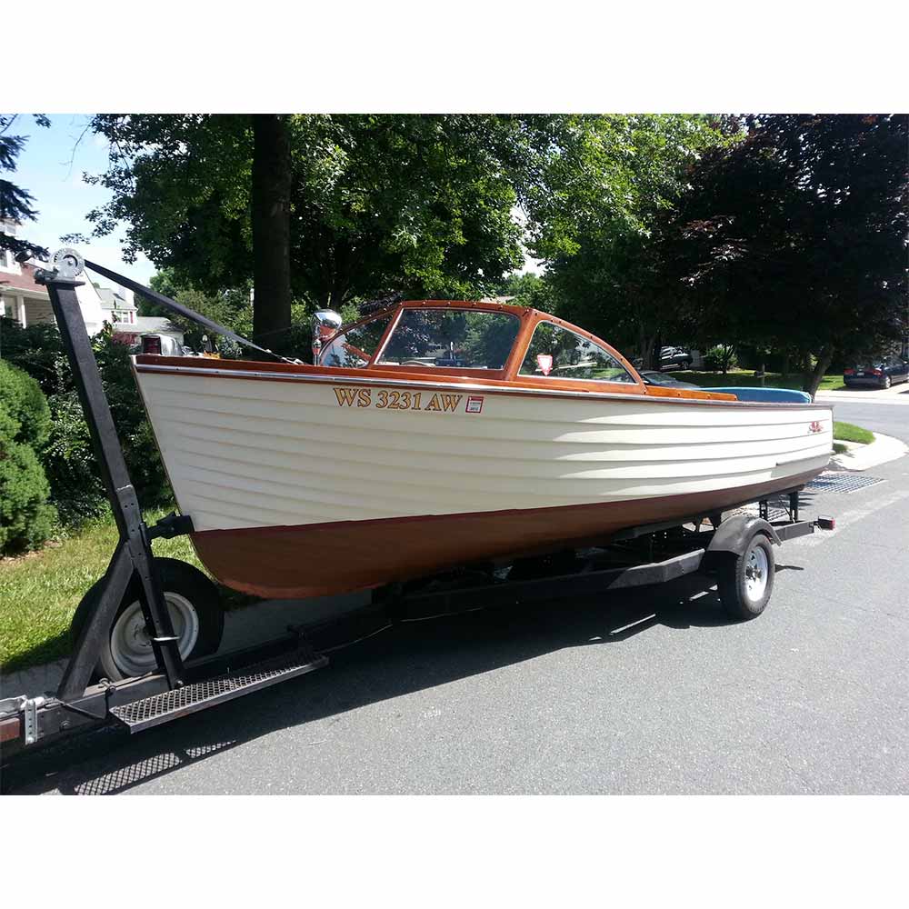 1955 Chris-Craft Sea Skiff 18ft Custom Built Wooden Boat