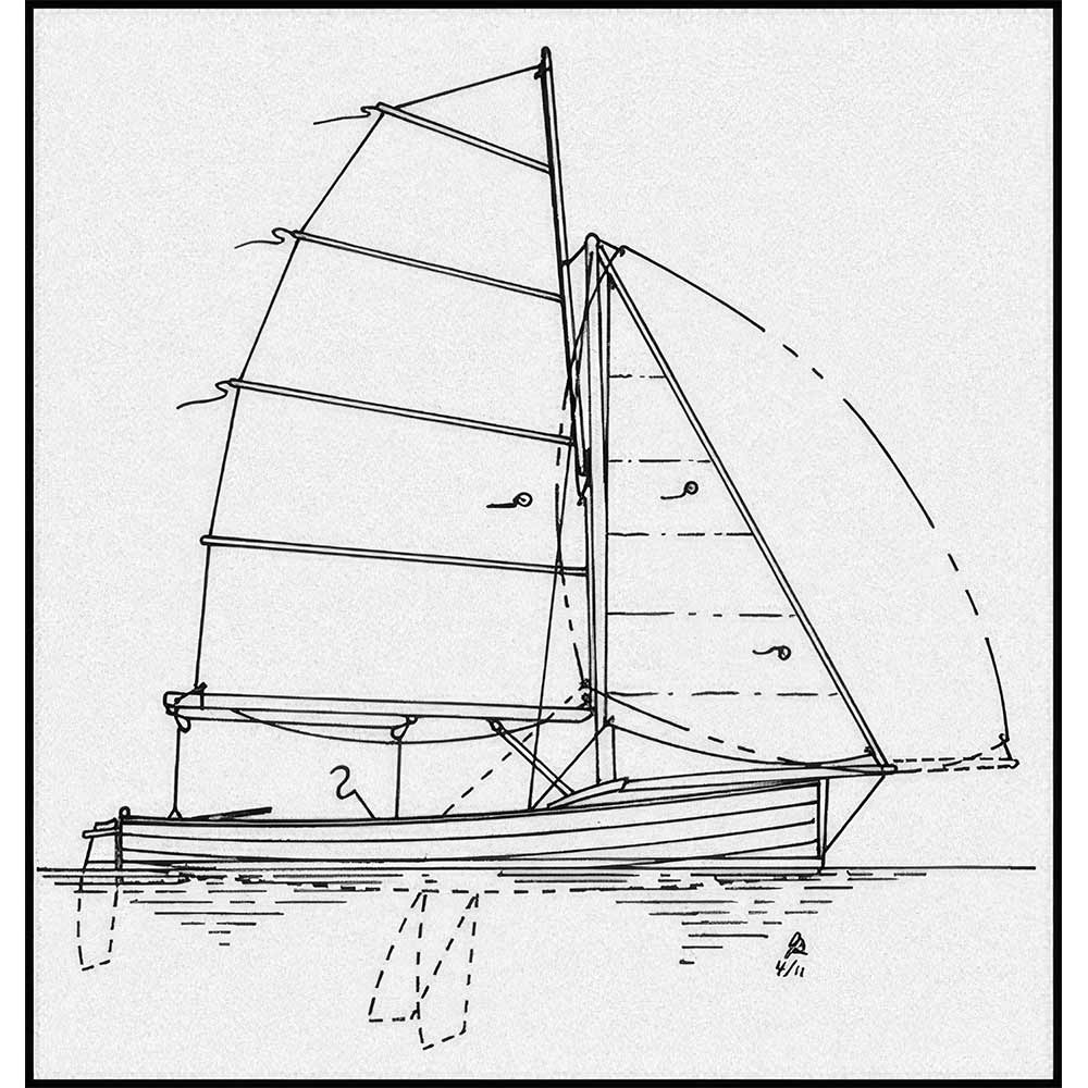 DragonFlyer 12Ft Custom Built Wooden Boat