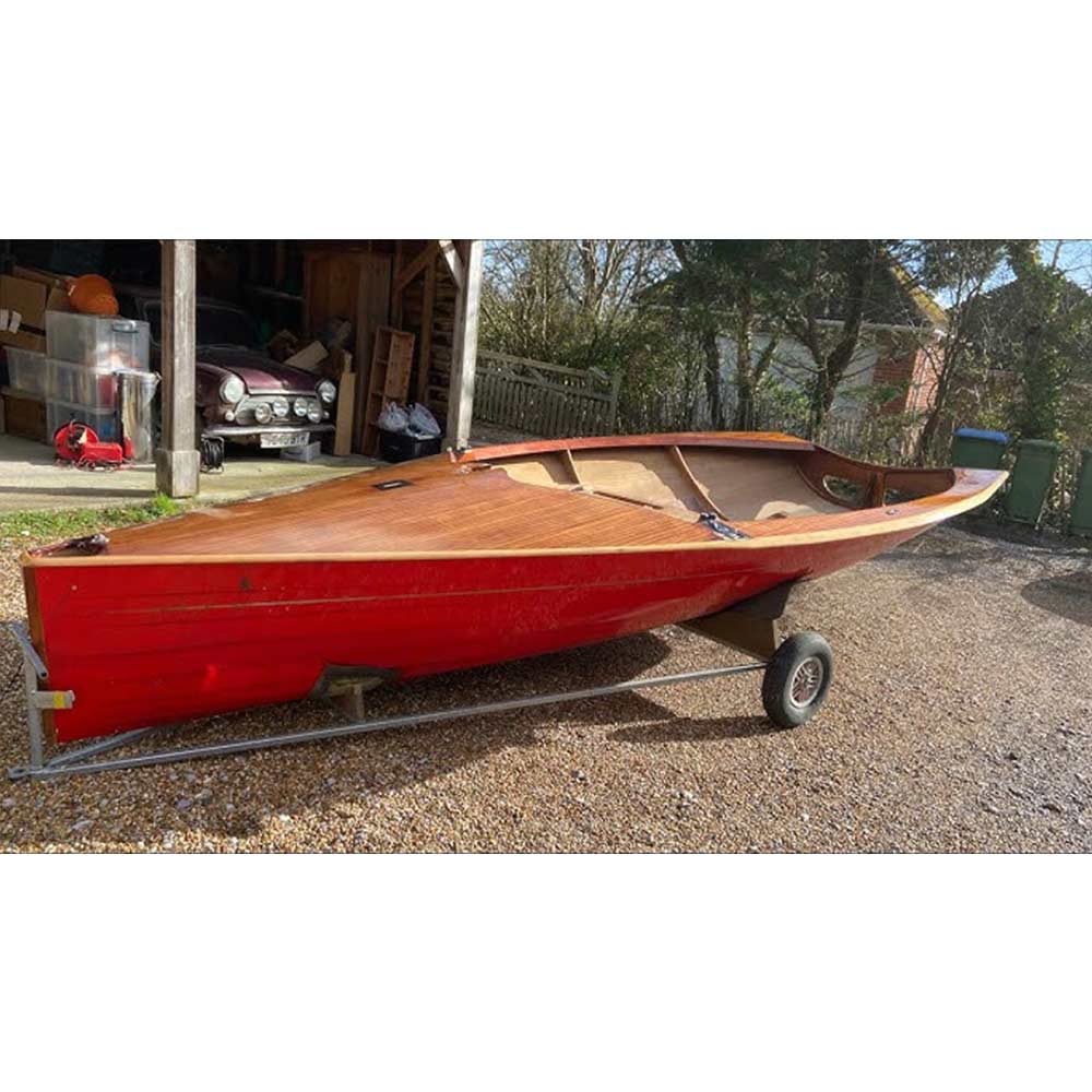 Wooden Merlin Rocket Racing Dinghy 14Ft Custom Built Wooden Boat