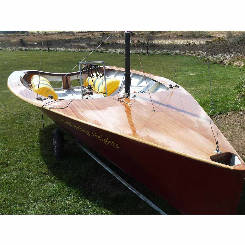 Wooden Merlin Rocket Racing Dinghy 14Ft Custom Built Wooden Boat