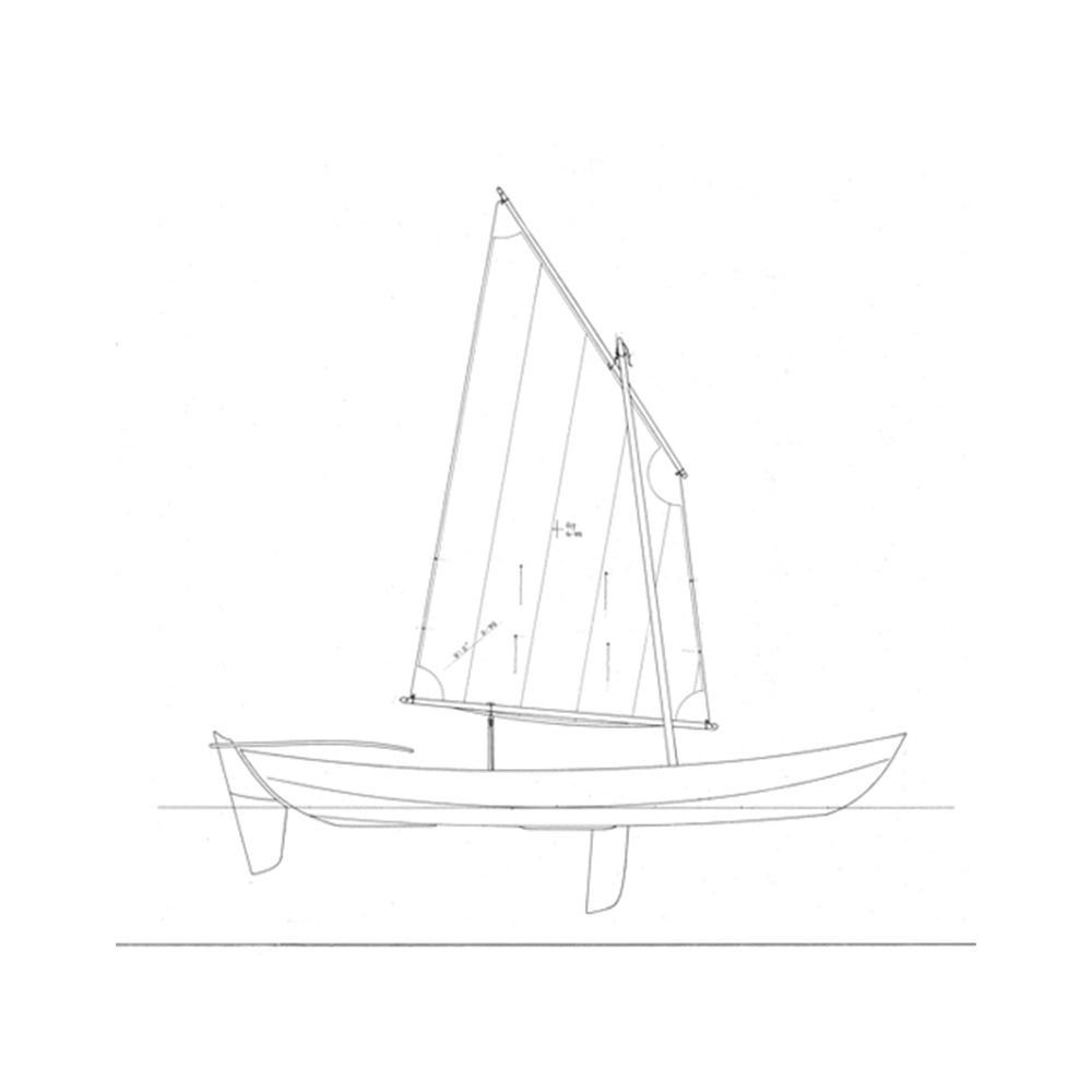 Skerrieskiff 17ft Custom Built Wooden Boat