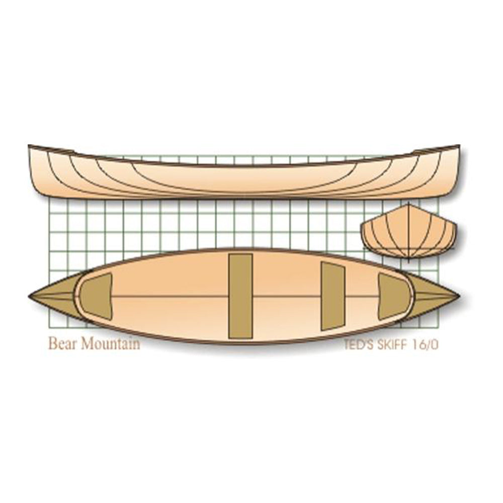 The Stony Lake 16ft Custom Built Wooden Boat