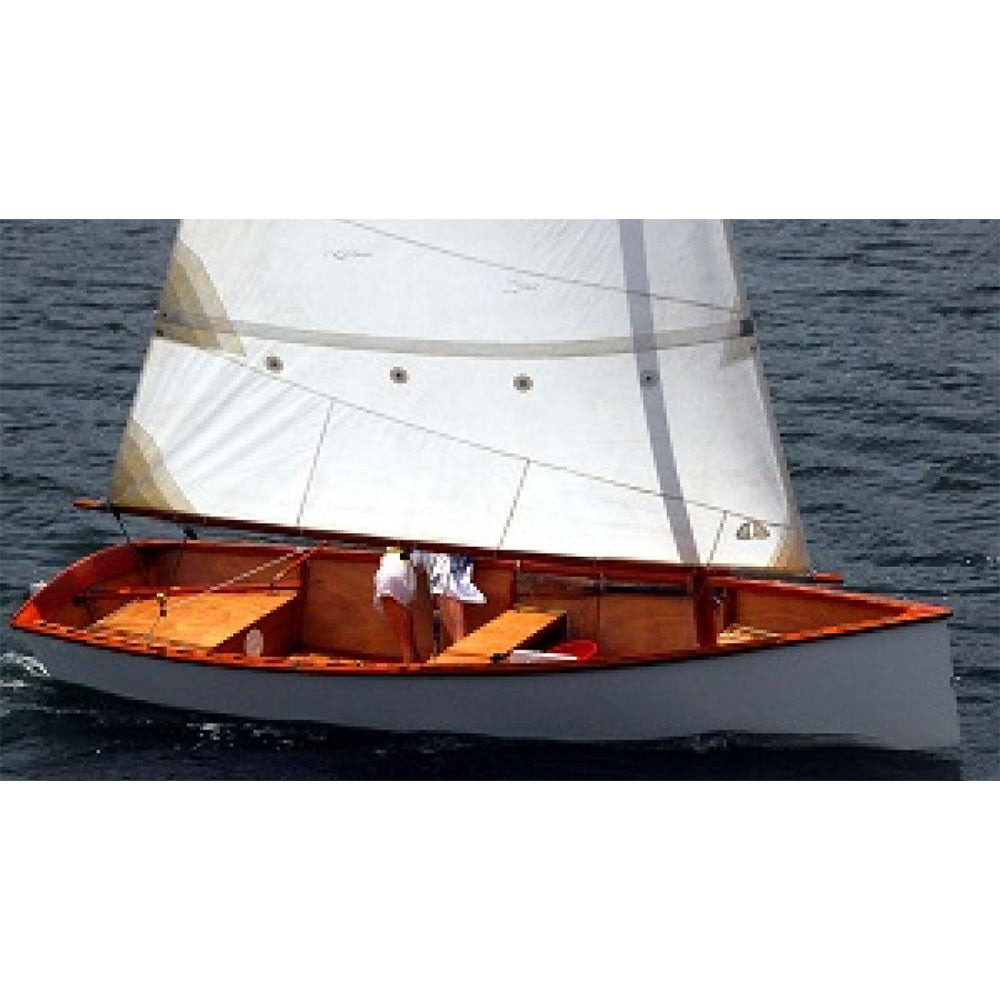 Goat Island Skiff Sailing Dinghy 15.5 Ft Custom Built Wooden Boat