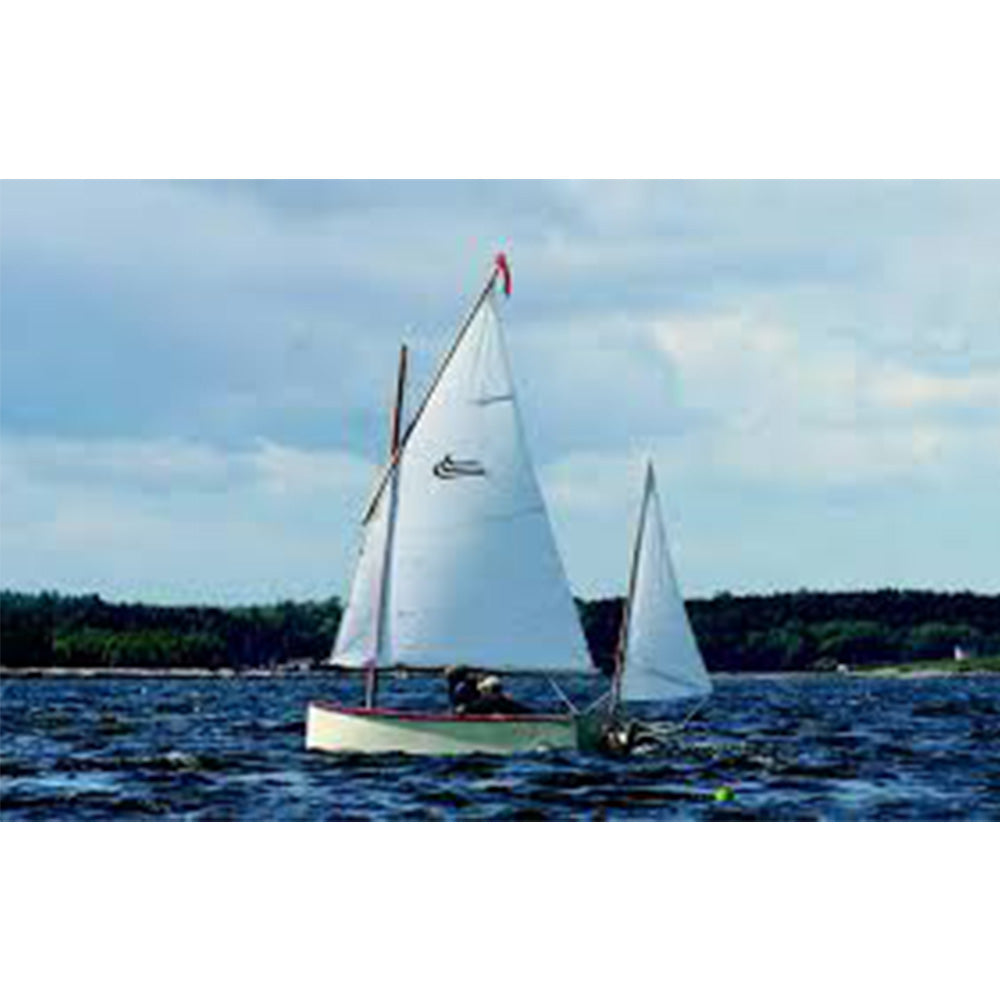 Goat Island Skiff Sailing Dinghy 15.5 Ft Custom Built Wooden Boat
