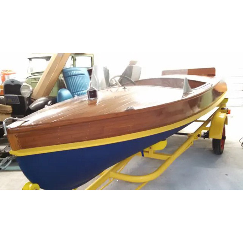 Thompson Twin Cockpit Racer (wood) 12-16 Ft. Custom Built Wooden Boat