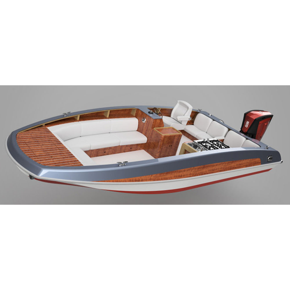 Gen L Party Boat Outboard 19ft Custom Built Wooden Boat