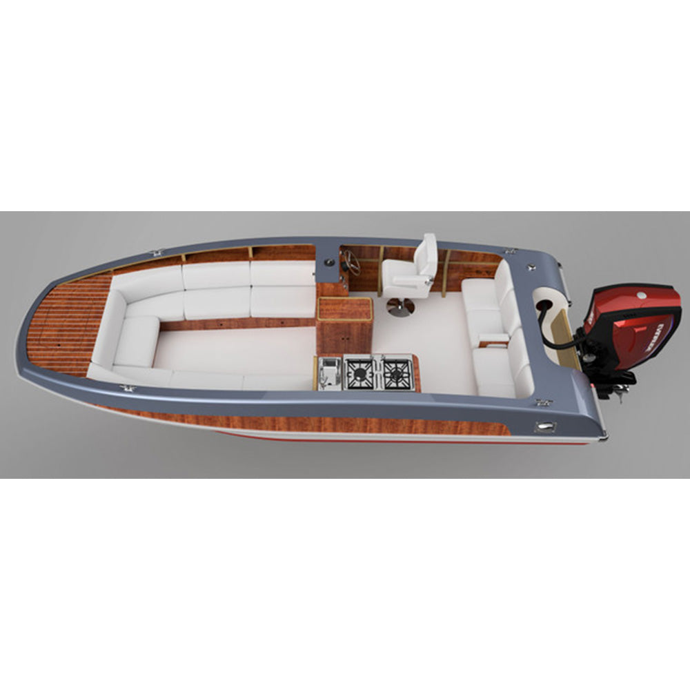 Gen L Party Boat Outboard 19ft Custom Built Wooden Boat