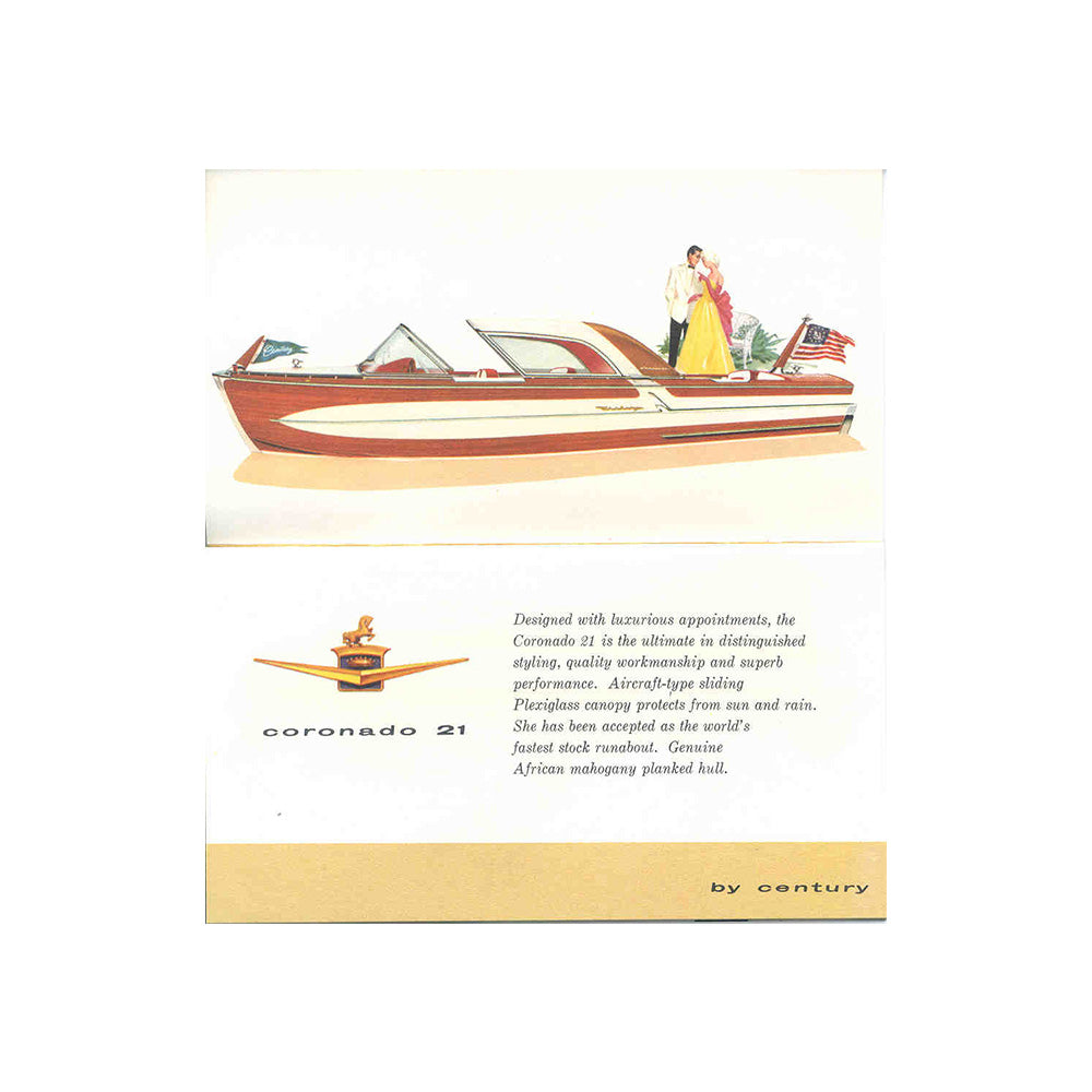21ft "Coronado 1957" Century-Inspired Wooden Runabout | Custom Build Consultation Deposit
