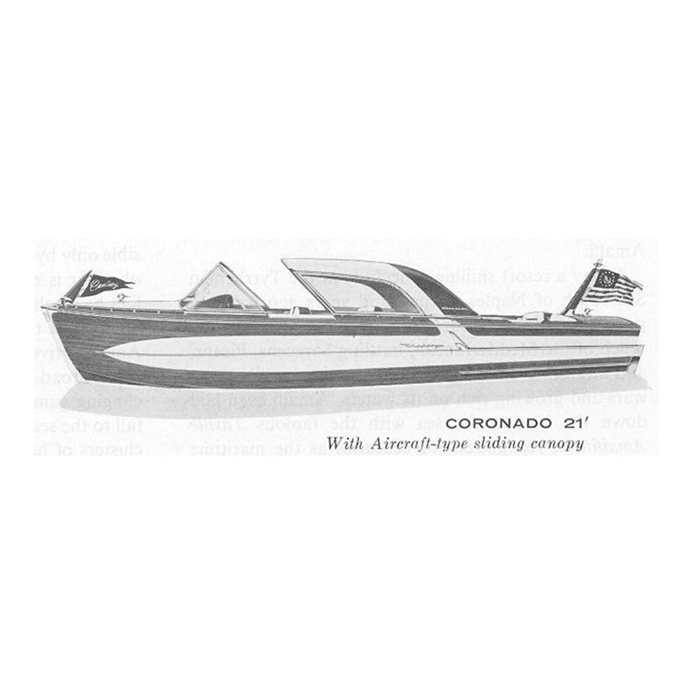 21ft "Coronado 1957" Century-Inspired Wooden Runabout | Custom Build Consultation Deposit