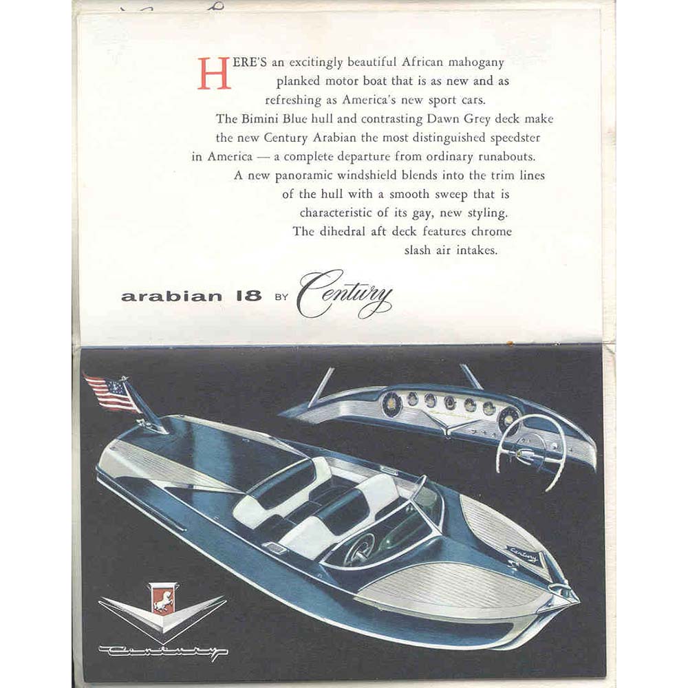 Century Arabian 19ft Custom Built Wooden Boat