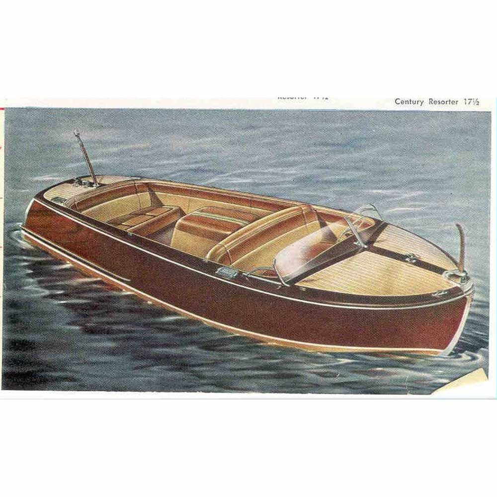 Century Resorter 16ft Custom Built Wooden Boat